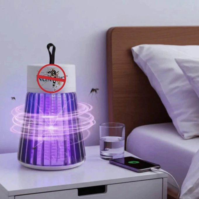 Mosquito Stopper- La lampe Anti Moustique Electrique portatif rechargeable