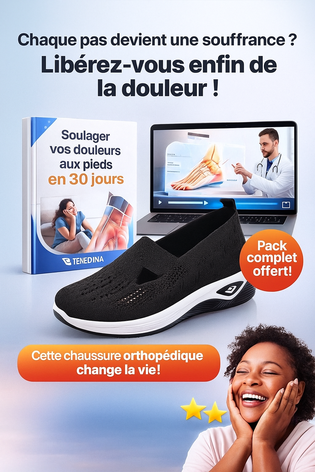 👟PasLéger - Chaussure Orthopédique